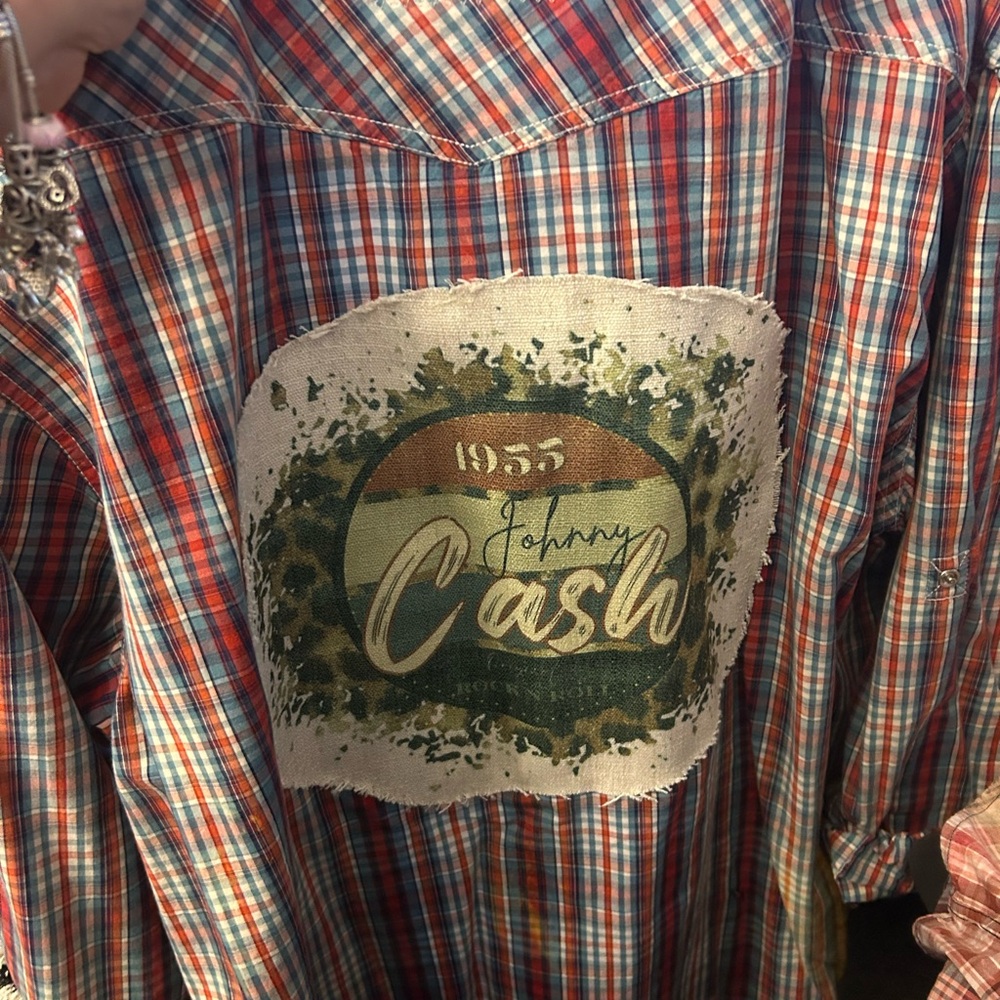 Plaid Women’s Shirt - Red and Blue